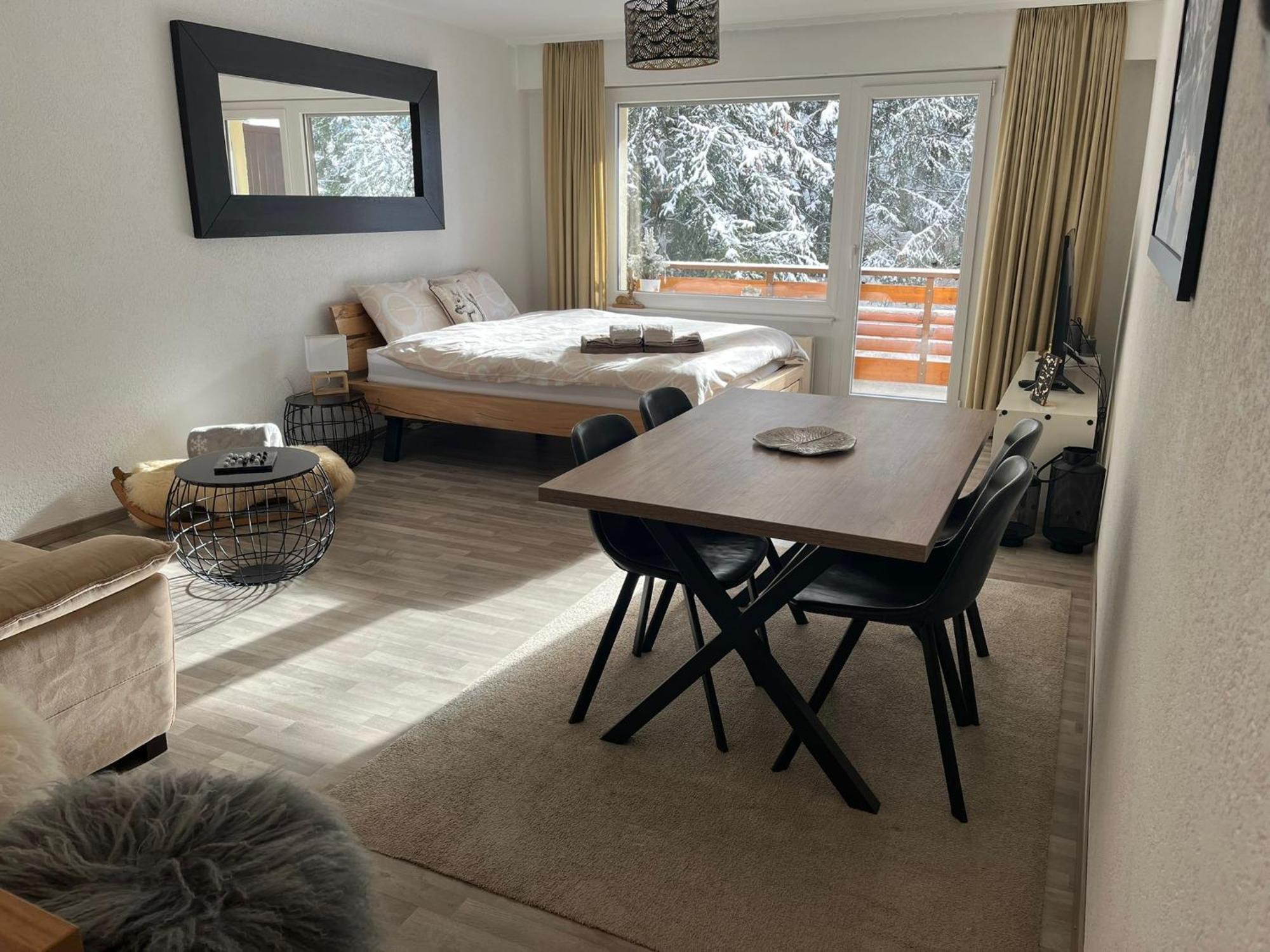 Grand Studio Au Centre De Crans Ngoại thất bức ảnh